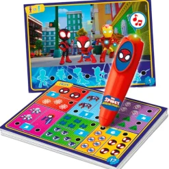 CLEMENTONI Juegos Y Juguetes Educativos|Spidey y sus Amigos Quizzy Boli Interactivo