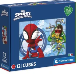 CLEMENTONI Puzzles Y Construcciones|Spidey y sus Amigos Rompecabezas 12 Piezas