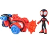 HASBRO Spidey y sus Amigos Techno Racer Vehículo Miles Morales- Figuras Y Figuras De Acción
