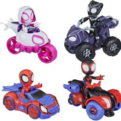 HASBRO Spidey y sus Amigos Vehículo con Figura Surtida- Figuras Y Figuras De Acción