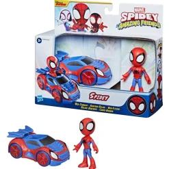 HASBRO Spidey y sus Amigos Vehículo con Figura Surtida- Figuras Y Figuras De Acción