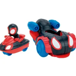 SELECCION DRIM Figuras Y Figuras De Acción|Spidey y sus Amigos Vehículo 2 en 1 Miles Morales