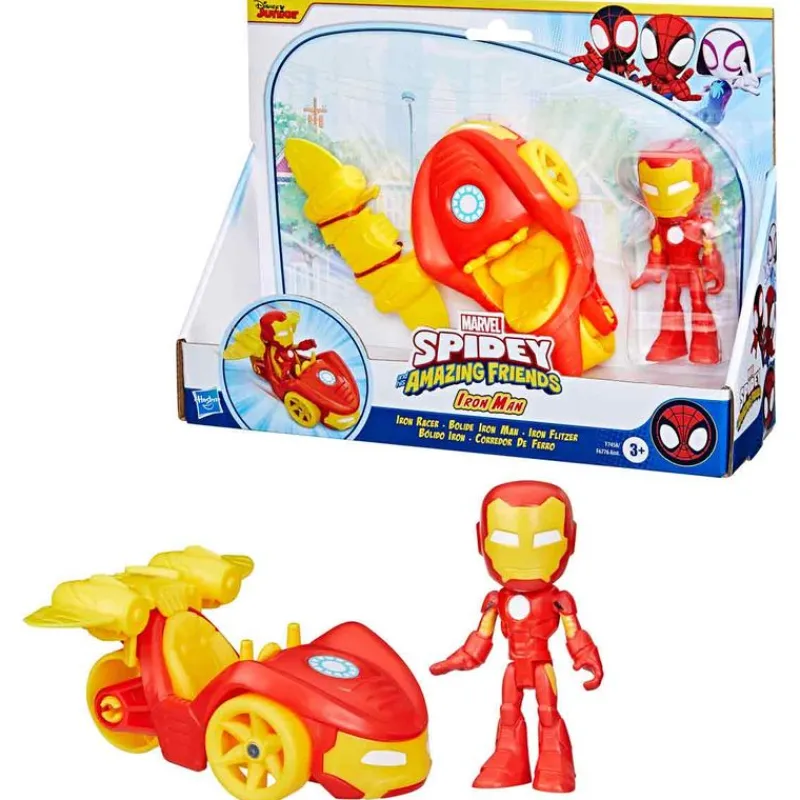 HASBRO Figuras Y Figuras De Acción|Spidey y sus Amigos Vehículo con Figura Surtida