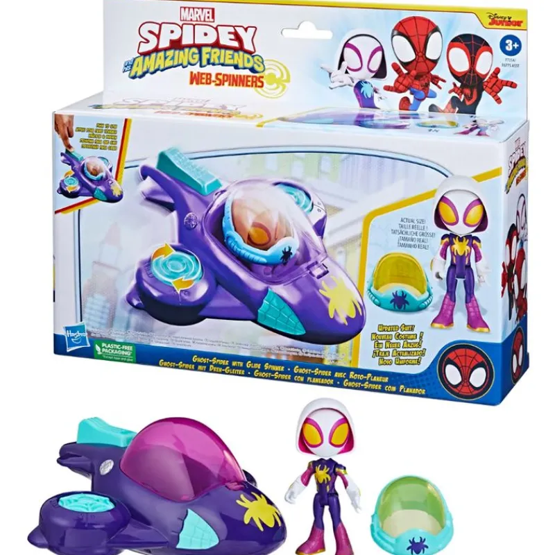 HASBRO Spidey y sus Amigos Web Spinner Surtido- Figuras Y Figuras De Acción