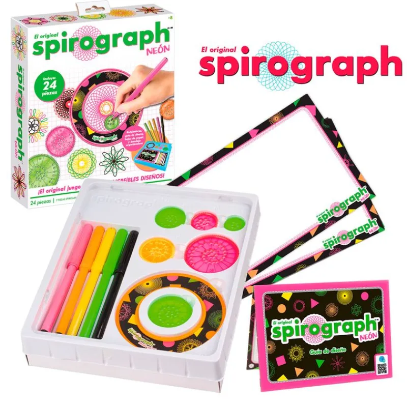 SELECCION DRIM Spirograph Neón- Manualidades