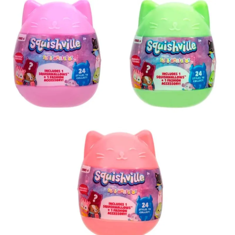 SELECCION DRIM Primera Infancia Y Preescolar|Manualidades|Squishmallows Squishville Huevo Sorpresa
