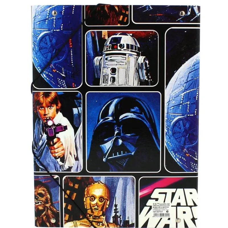 MONTICHELVO Star Wars Carpeta Escolar Space- Star Wars|Escolar