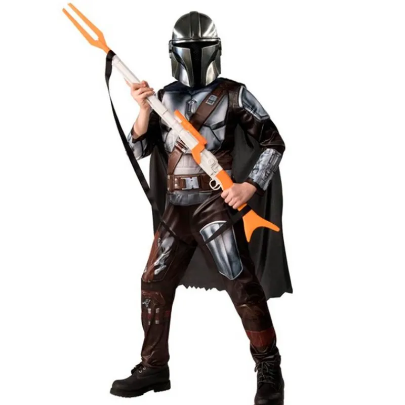 RUBIE'S Star Wars Disfraz Mandalorian Deluxe- Star Wars|Disfraces Y Complementos
