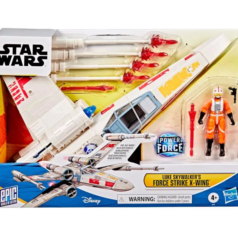 HASBRO Star Wars|Figuras Películas Y Series|Star Wars Epic World of Action Luke Skywalker X-Wing