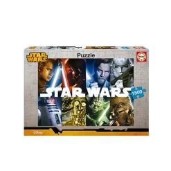 EDUCA Puzzles Expertos: Más De 1000 Piezas|Star Wars|Star Wars Puzzle 1500 Piezas