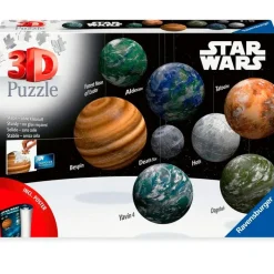 RAVENSBURGER Star Wars Puzzle Planetas 3D- Star Wars|Puzzles Y Construcciones