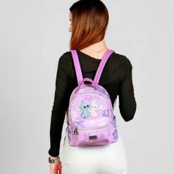 KARACTERMANIA Stitch & Angel Mochila Heady- Otros Merchandising|Escolar
