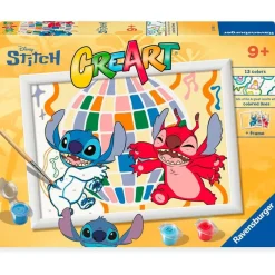 RAVENSBURGER Stitch CreArt Pintar x Números Stitch & Leroy- Manualidades