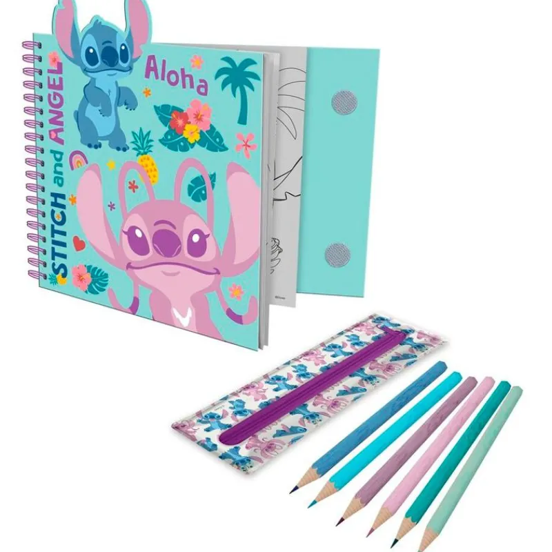 KIDS EUROSWAN Escolar|Stitch Cuaderno Actividades