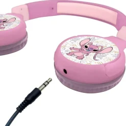 LEXIBOOK Stitch Ángel Auriculares Auriculares 2 en 1 Bluetooth y con Cable- Electrónicos