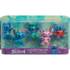 JUST PLAY Stitch|Figuras Y Figuras De Acción|Stitch Pack 5 Figuras