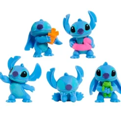 JUST PLAY Stitch|Figuras Y Figuras De Acción|Stitch Pack 5 Figuras