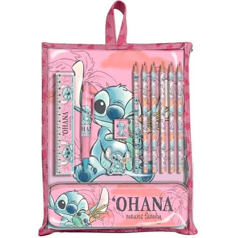 KIDS EUROSWAN Stitch Pack Papelería- Escolar