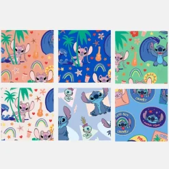 SELECCION DRIM Stitch Papel de Regalo Surtido- Baterías, Pilas Y Papel De Regalo