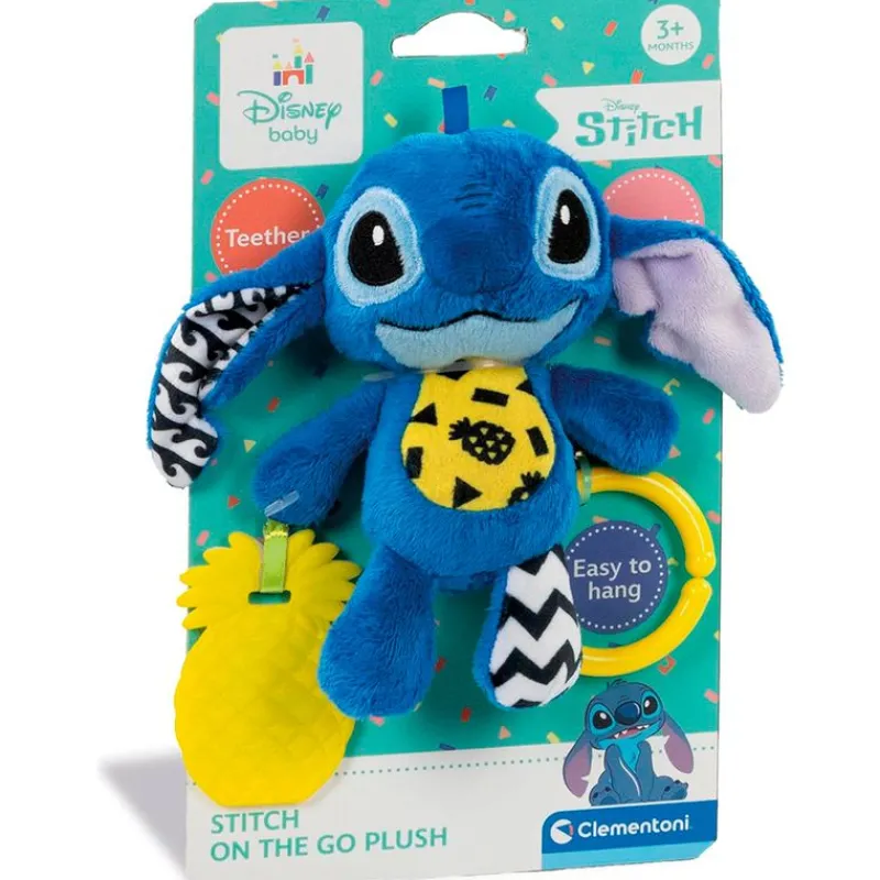 CLEMENTONI Stitch Sonajero Infantil- Primera Infancia Y Preescolar