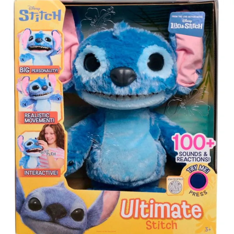 JUST PLAY Electrónicos|Stitch Ultimate Peluche Interactivo