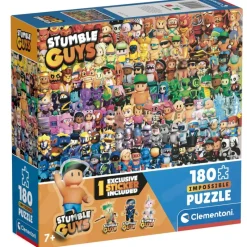 CLEMENTONI Stumble Guys Puzzle 180 Piezas- Puzzles Y Construcciones