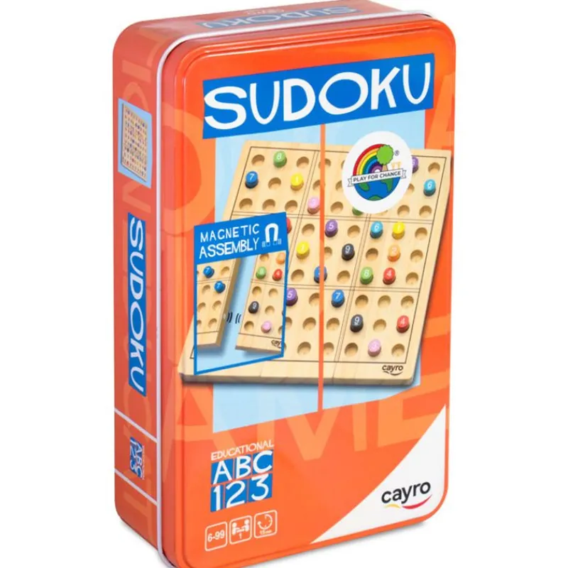 CAYRO Juegos De Mesa|Sudoku Caja Metálica