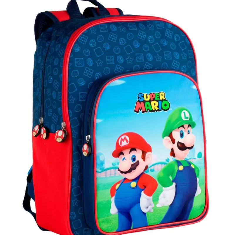 SELECCION DRIM Escolar|Super Mario Mochila Escolar Adaptable