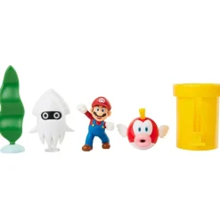 JAKKS PACIFIC Figuras Videojuegos|Figuras Y Figuras De Acción|Super Mario Playset Bajo el Agua