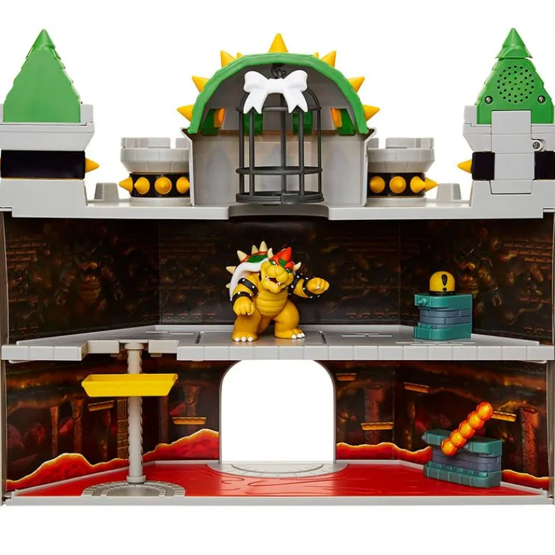 JAKKS PACIFIC Super Mario Playset Castillo Bowser- Figuras Y Figuras De Acción