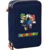 SAFTA Escolar|Super Mario Plumier Triple 36 Piezas