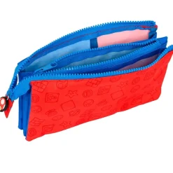 SAFTA Super Mario Portatodo Triple- Escolar