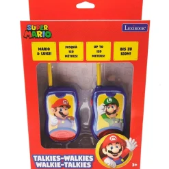 LEXIBOOK Super Mario Walkie Talkies- Electrónicos