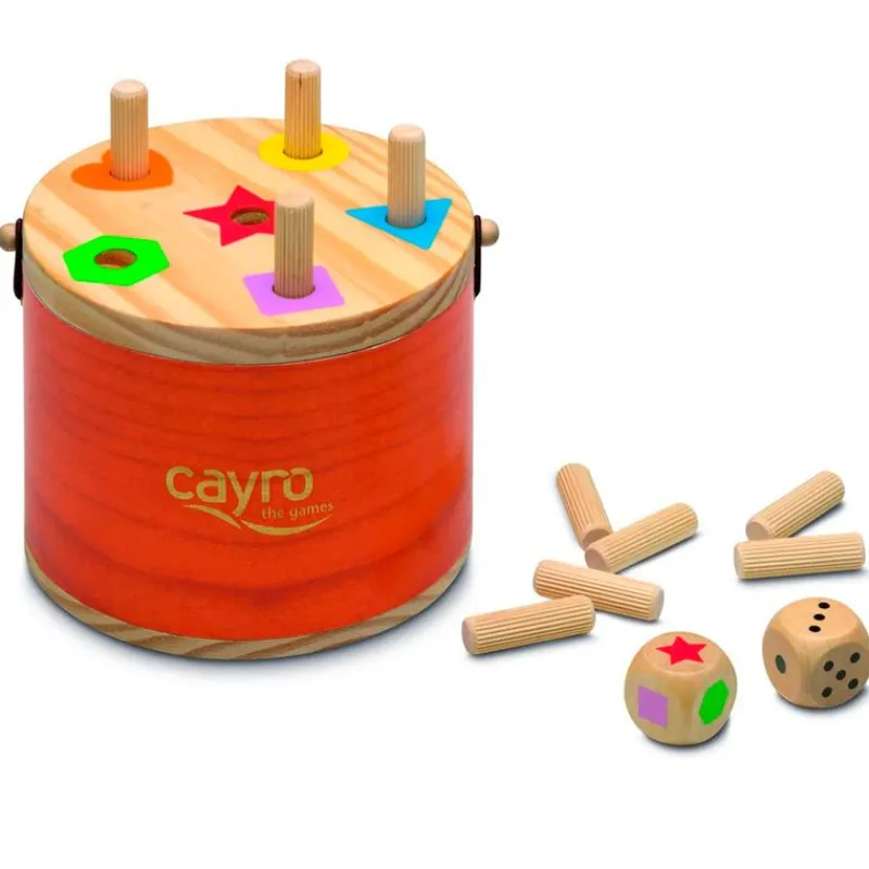 CAYRO Super Six Juego Madera- Juegos De Madera|Juegos De Mesa