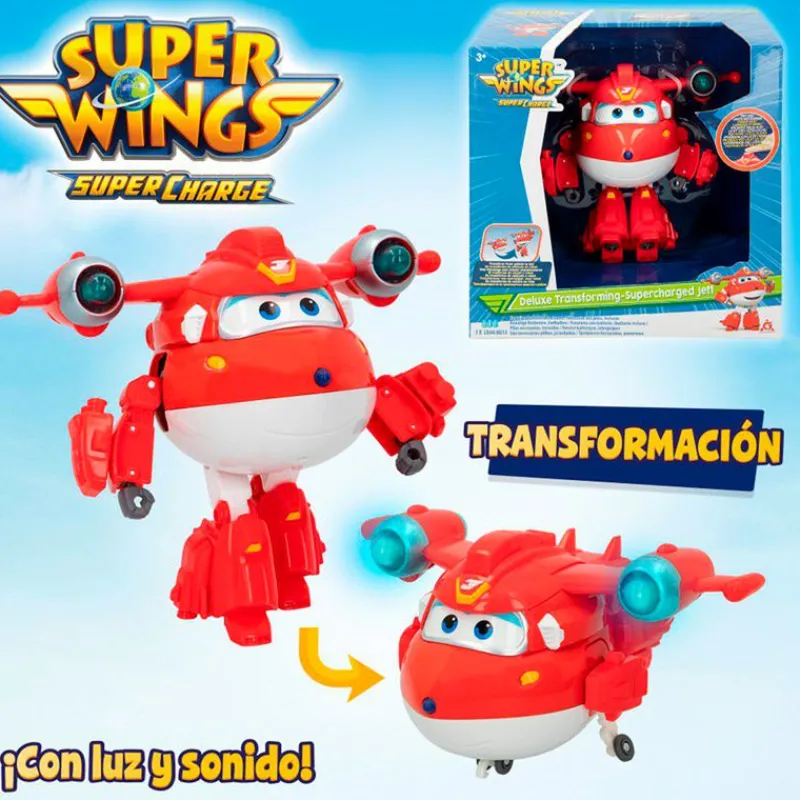 COLOR BABY Super Wings SuperCharge Figura Surtida- Figuras Y Figuras De Acción