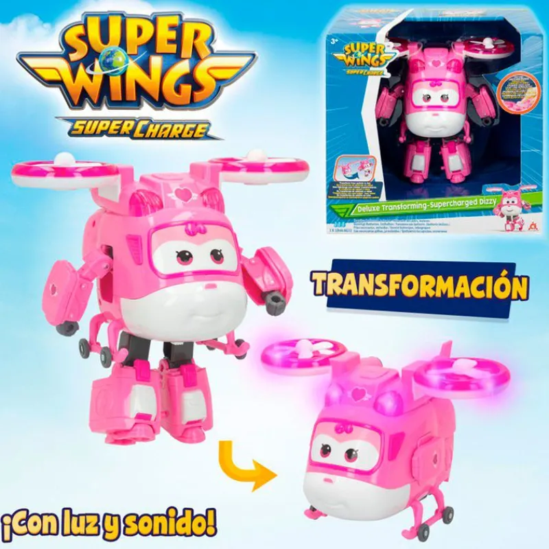 COLOR BABY Super Wings SuperCharge Figura Surtida- Figuras Y Figuras De Acción