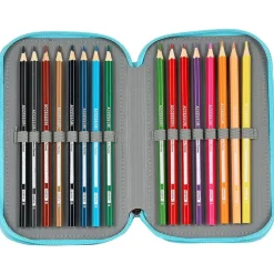 SAFTA Escolar|Superthings Estuche Triple Kazoom Kids