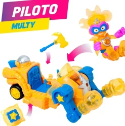 MAGIC BOX Superthings Kazoom Power Vehículo Combate Multy- Manualidades|Figuras Y Figuras De Acción