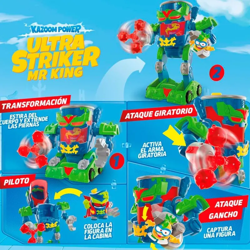MAGIC BOX Manualidades|Superthings Kazoom Power Ultra Striker Mr. King