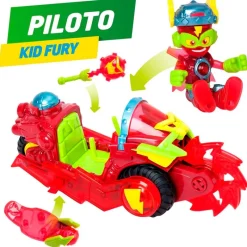 MAGIC BOX Superthings Kazoom Vehículo de Combate de Kid Fury- Manualidades