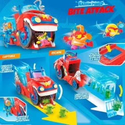 MAGIC BOX Superthings Vehículo Doc Vroom Bite Attack- Vehículos, Trenes Y Parkings|Manualidades
