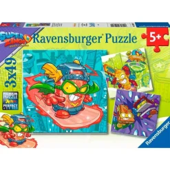 RAVENSBURGER Puzzles Y Construcciones|Superzings Pack Puzzle 3x49 Piezas