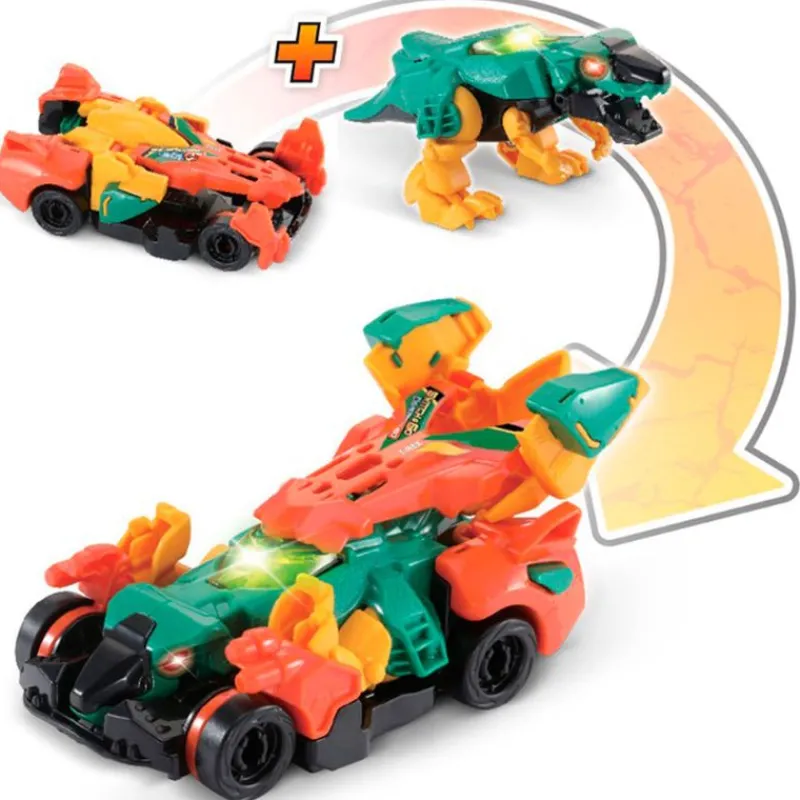 VTECH Vehículos, Trenes Y Parkings|Figuras Y Figuras De Acción|Switch&Go Dinos Superdino 2 en 1 Surtido
