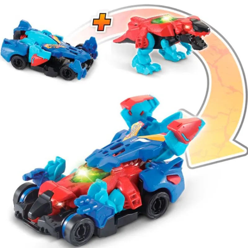 VTECH Vehículos, Trenes Y Parkings|Figuras Y Figuras De Acción|Switch&Go Dinos Superdino 2 en 1 Surtido