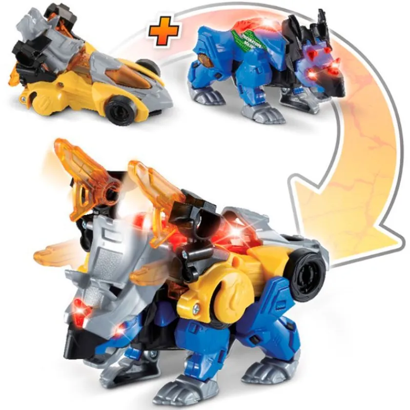 VTECH Vehículos, Trenes Y Parkings|Figuras Y Figuras De Acción|Switch&Go Dinos Superdino 2 en 1 Surtido