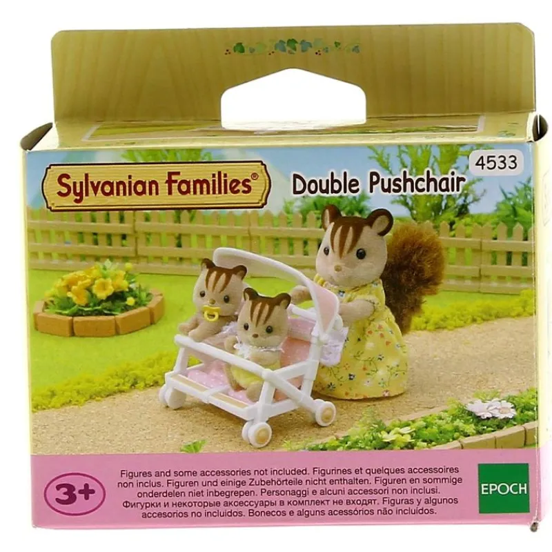 EPOCH Sylvanian Families Cochecito Gemelos- Muñecas