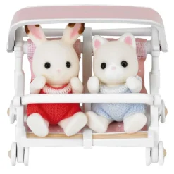 EPOCH Sylvanian Families Cochecito Gemelos- Muñecas