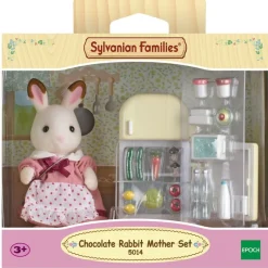 EPOCH Sylvanian Families Conejo Chocolate Set Mamá- Muñecas