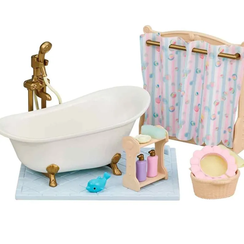 EPOCH Sylvanian Families Pack Baño y Ducha- Muñecas