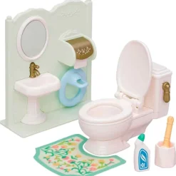 EPOCH Sylvanian Families Pack de Baño- Muñecas